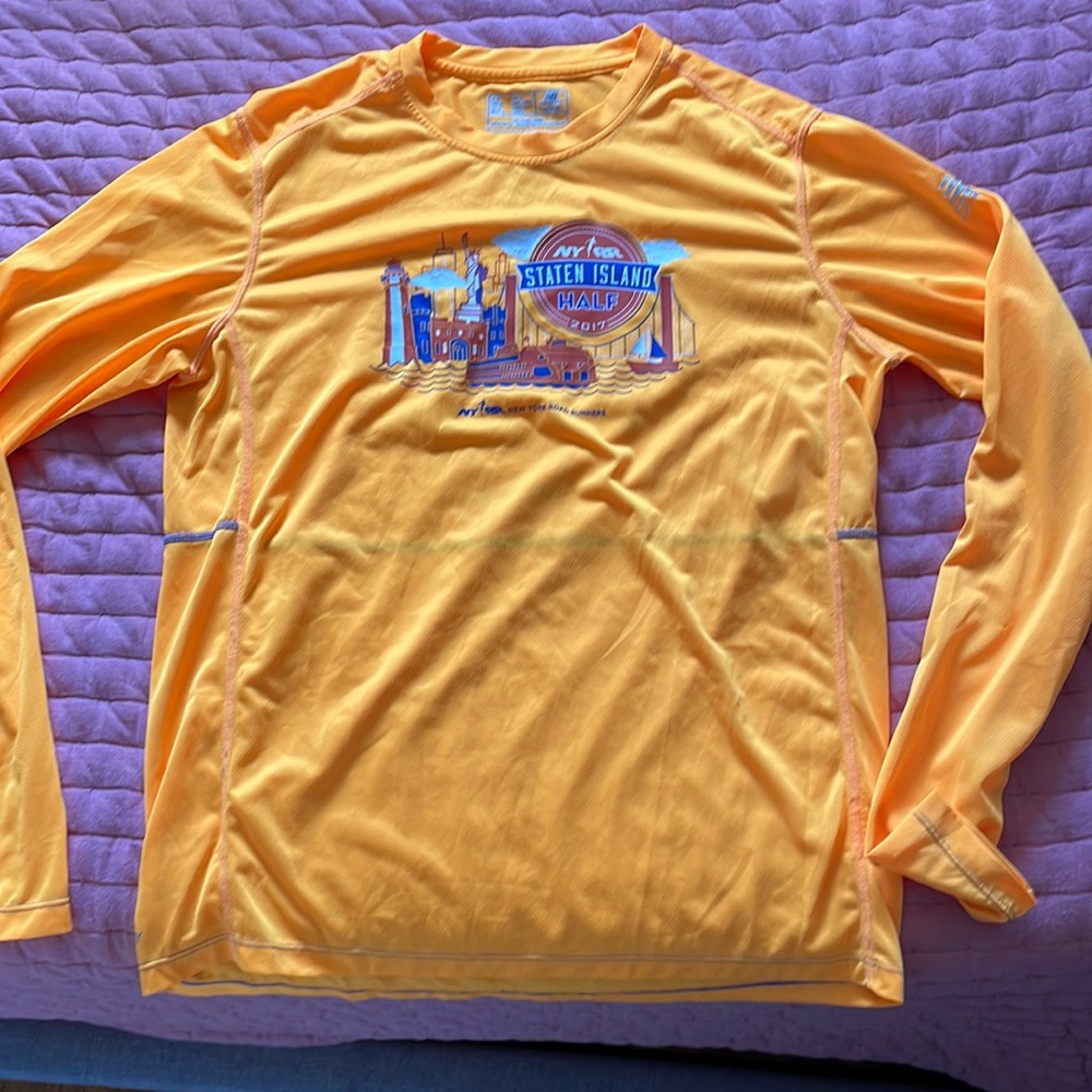 2017 Staten Island Half Marathon long sleeve tee